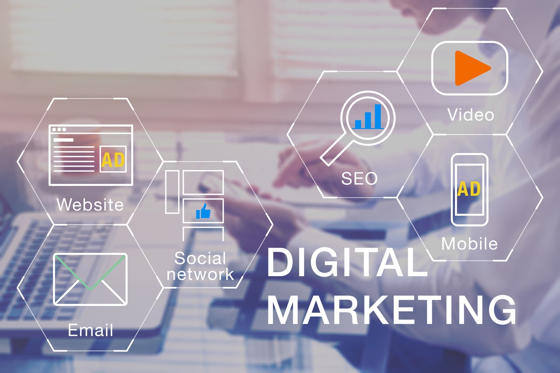 Digital marketing improves your business's online presence and increases traffic to your website